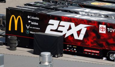 NASCAR team member suspended after arrest for allegedly hitting man with golf cart at Charlotte Motor Speedway