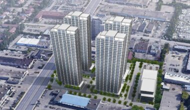 Work underway on 4 high-rise towers with nearly 1,300 new units in Brampton