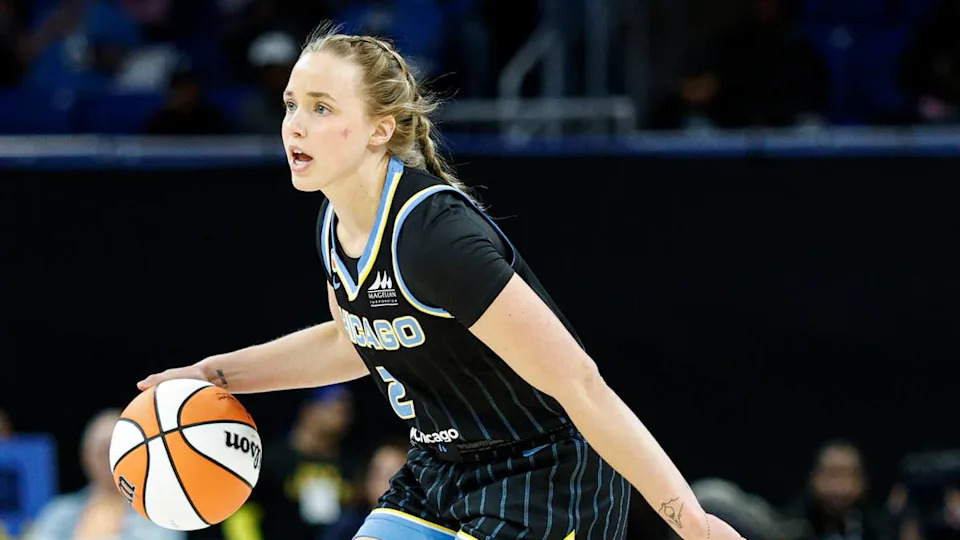 Hailey van Lith orchestrates the offense during pre-season game for Chicago SkyKamil Krzaczynski-Imagn Images