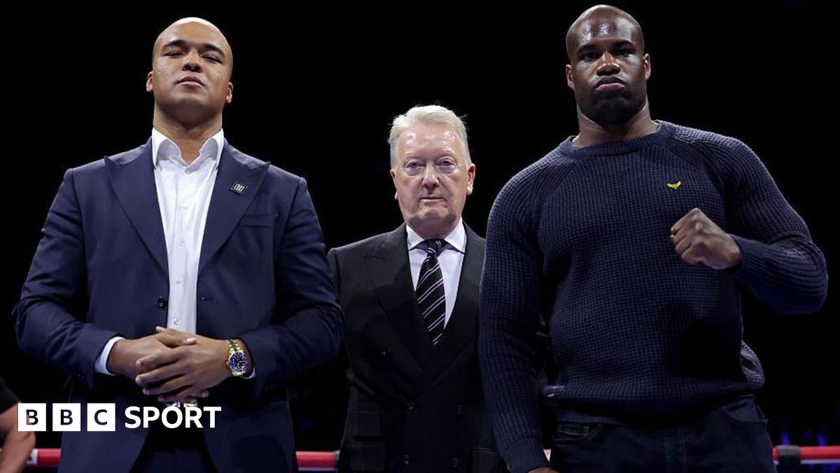 Fabio Wardley faces off with Daniel Dubois
