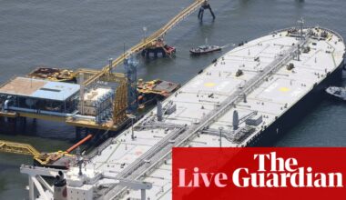 Oil price back over $100 as markets weigh up hopes of US-Iran peace deal – business live | Business