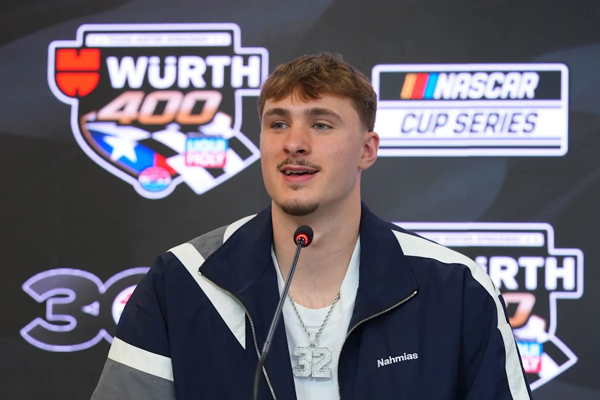 NBA top rookie Cooper Flagg gets a ride from NASCAR rookie Connor Zilisch