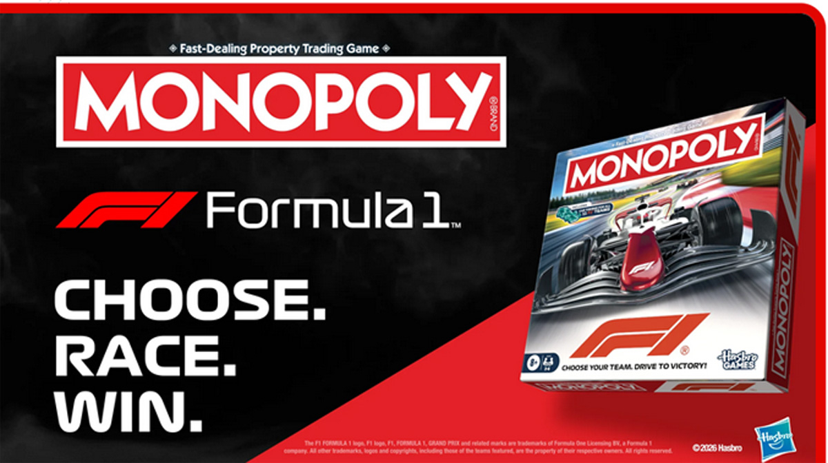 ICv2: Formula 1 Racing Teams Up with Hasbro Games