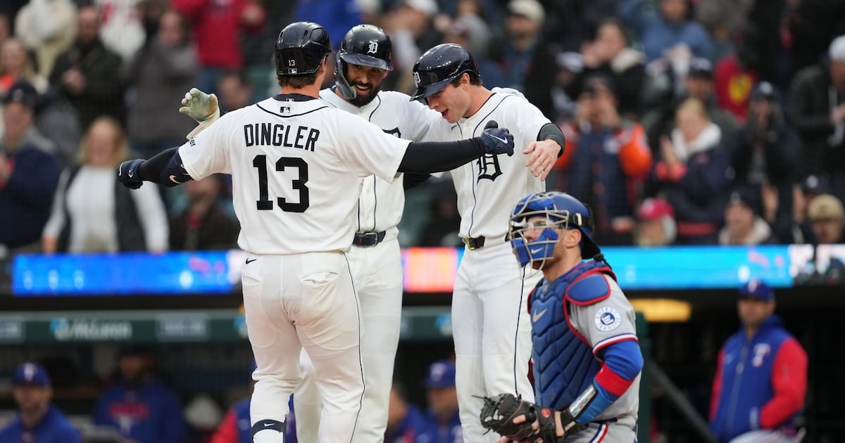 Dingler’s three-run homer, Montero’s efficient start help Tigers beat Rangers