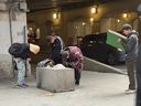 Toronto's homelessness and drug addiction problems are on full display for commuters using the city's public transit system, as seen here at the TTC's Union Station on Wednesday, April 29, 2026.