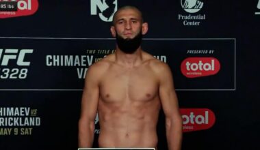 Khamzat Chimaev vs Sean Strickland official weigh-in, video, main card, how to watch, start time