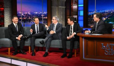 Colbert, Kimmel, Oliver, Meyers and Fallon Discuss Trump and Late-Night
