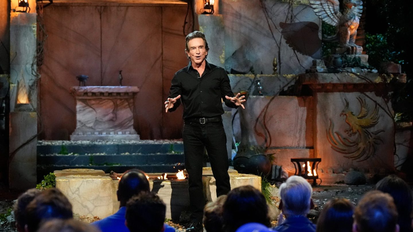 Jeff Probst Spoils Survivor 50 Fire-Making Challenge Live