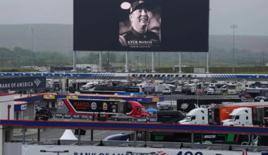 Somber mood surrounds Coca-Cola 600 as drivers prepare to race three days after Kyle Busch's death