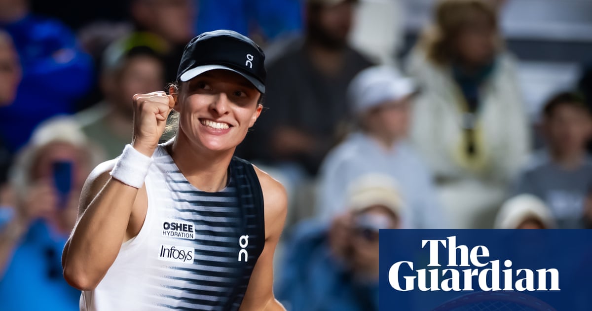 Iga Swiatek finds her flawless best to dismantle Naomi Osaka at Italian Open | Iga Swiatek