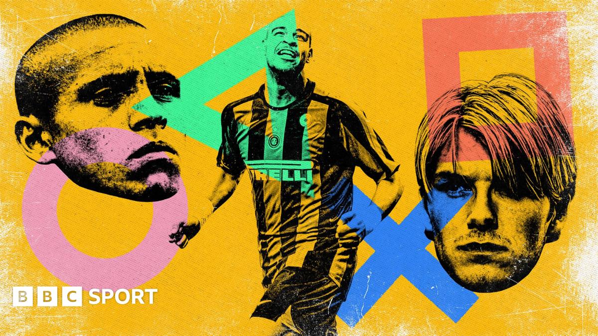 Roberto Carlos, Adriano and David Beckham