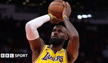 Los Angeles Lakers player LeBron James