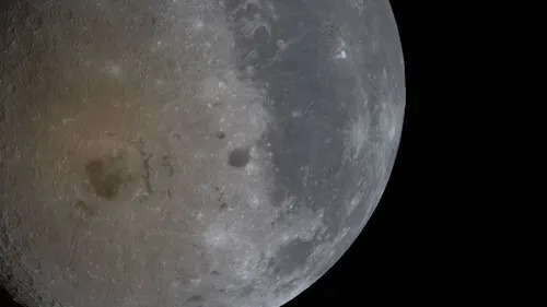 Artemis 2 - Moon Photo Colour Variation Orientale Crater - ART002-E-24592 - NASA