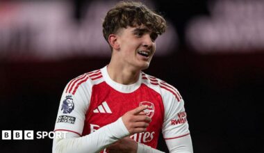 Arsenal player Max Dowman