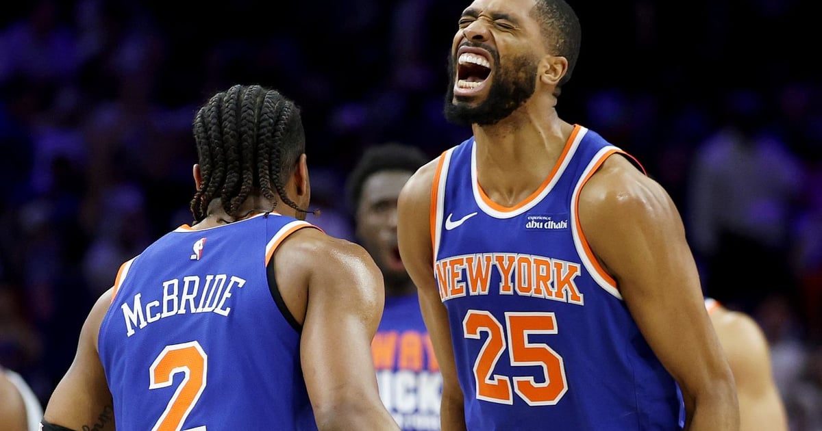 Knicks rout 76ers to complete series sweep: Live updates and reaction from 2026 NBA Playoffs Game 4