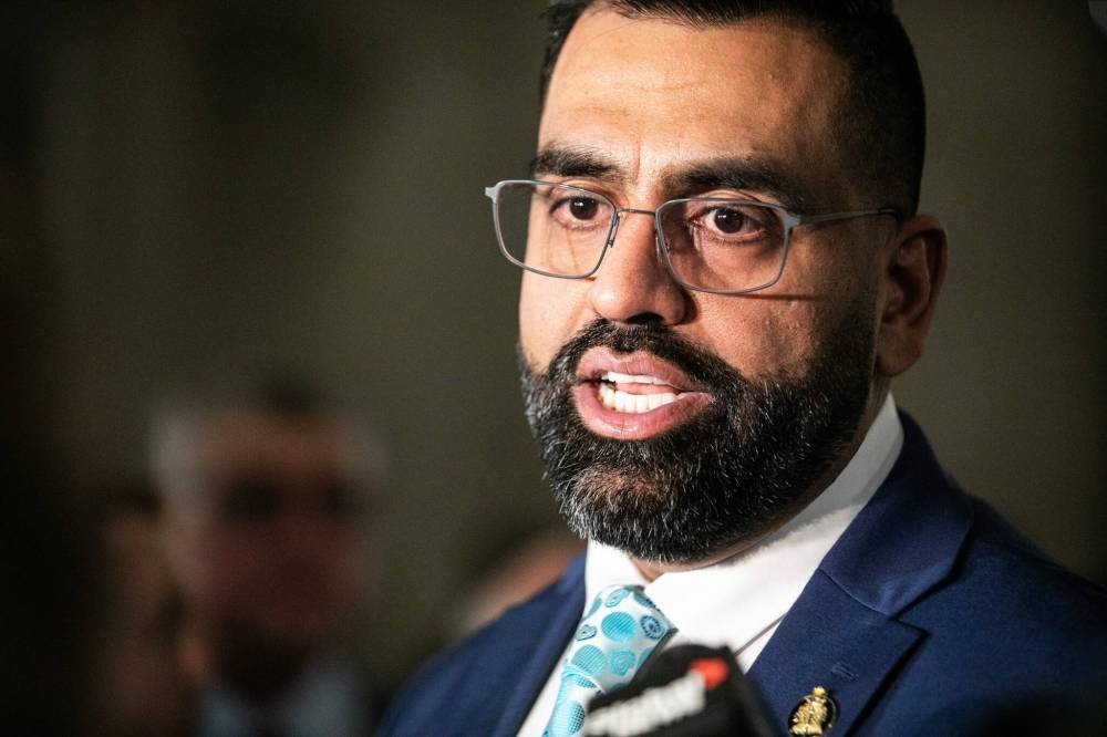 MIKAELA MACKENZIE / FREE PRESS FILES
Progressive Conservative leader Obby Khan