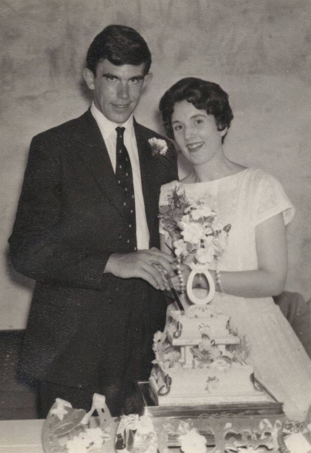 Supplied
Ken and Janet Osborne at their wedding in 1959.