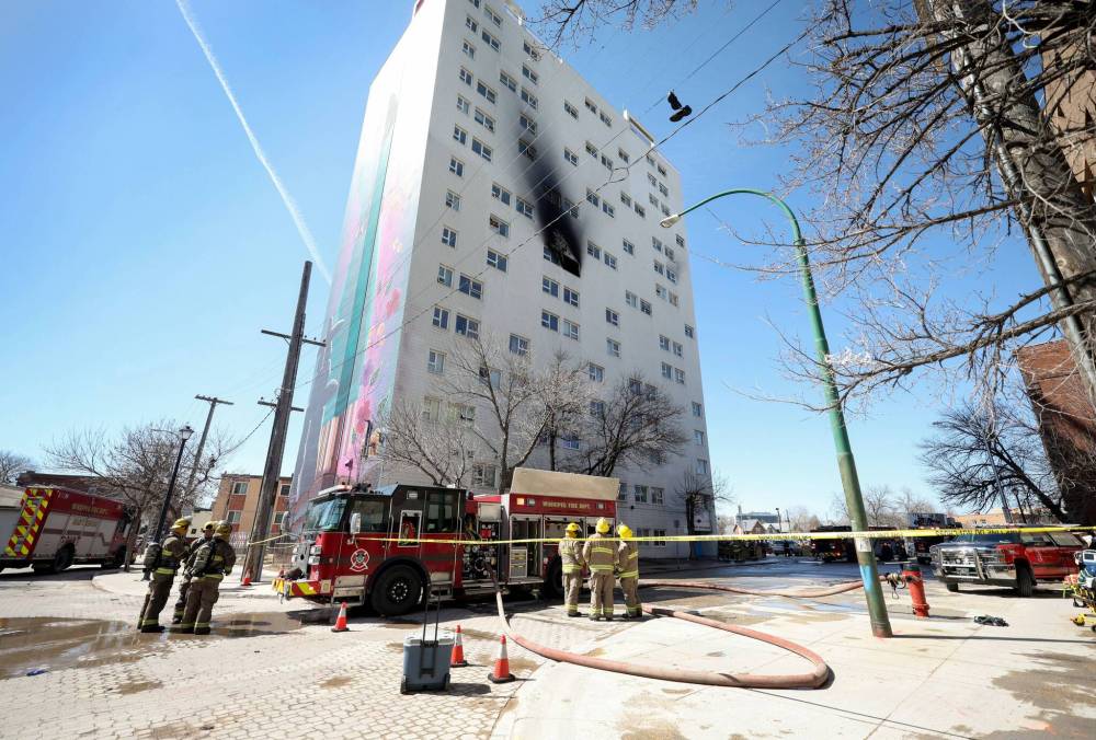 Ruth Bonneville / Free Press
The fire at 444 Kennedy St. on April 20 affected 58 units from the third to eighth floors, displacing tenants while repairs were being conducted.