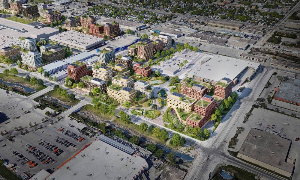 SHINDICO RENDERINGS
In 2020, municipal staff urged city council to vote against the proposed development over concerns the site was too close to the airport while the Winnipeg Airports Authority argued it would trigger noise complaints, putting its 24-hour operations at risk.