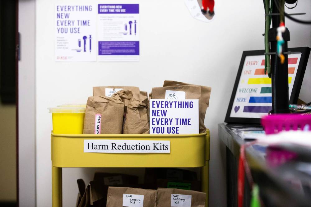 MIKAELA MACKENZIE / FREE PRESS FILES
The RAAM clinic at the Aboriginal Health and Wellness Centre in Winnipeg in 2023. The number of patients entering RAAM clinics in Manitoba more than tripled between 2020 and 2025 — from 8,496 to 28,476.