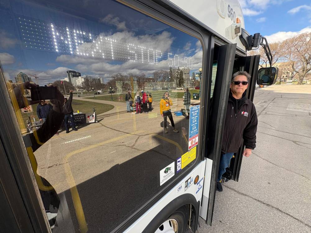 MORGAN MODJESKI / FREE PRESS
‘We need to build a city that’s built around transit, not build transit around the city,’ says James Van Gerwan, president of the ATU 1505.