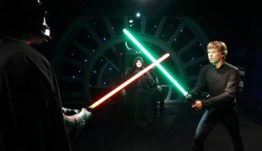 A display of characters from Star Wars can be seen at Madame Tussauds, a wax museum in London, U.K. (Wikimedia Commons)
