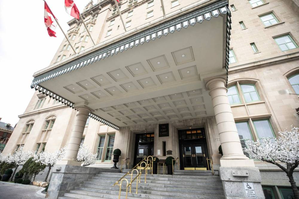 MIKAELA MACKENZIE / FREE PRESS FILES
The hotel was constructed in Château style by the Grand Trunk Pacific Railway.