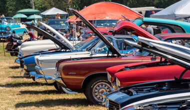 The Westcoasters Car Club annual car show, a former feature of White Rock Sea Festival & Semiahmoo Days, will return as part of a smaller Sea Festival on Sunday, Aug. 2. (City of White Rock Twitter photo)