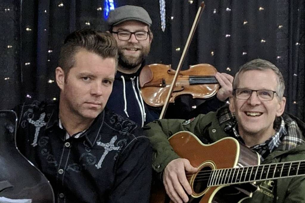 Mark Davis (left) from the B.C. Fire Chaplains will once again lead Cowboy Church on Sunday morning at the Cloverdale Rodeo and Country Fair. (Image via cloverdalerodeo.com)