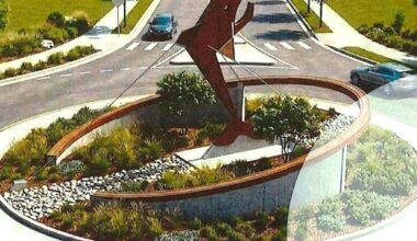 A salmon-in-motion sculpture coming to the Lickman roundabout. (City of Chilliwack)