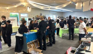 Students at North Delta&rsquo;s Brooke Elementary stepped beyond the classroom and into the working world during an engaging career fair held at the school in April where kids had the opportunity to speak directly with professionals from a variety of fields and better understand the many paths a future career can take. (Delta School District/submitted photo)
