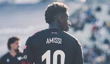 Vancouver FC&rsquo;s Mohamed Amissi scored in the first Salish Sea Derby of 2026 against Pacific FC in Victoria&rsquo;s Royal Athletic Park on Sunday. (file)