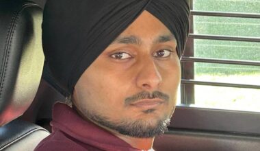 Surrey Police Service has released a photo of Prabhjot Singh, believed to be involved in the ongoing extortion crisis, in the hopes of learning more about his associates and activities while in Canada. Singh has been removed from the country. (Surrey Police Service/Contributed to Peace Arch News)