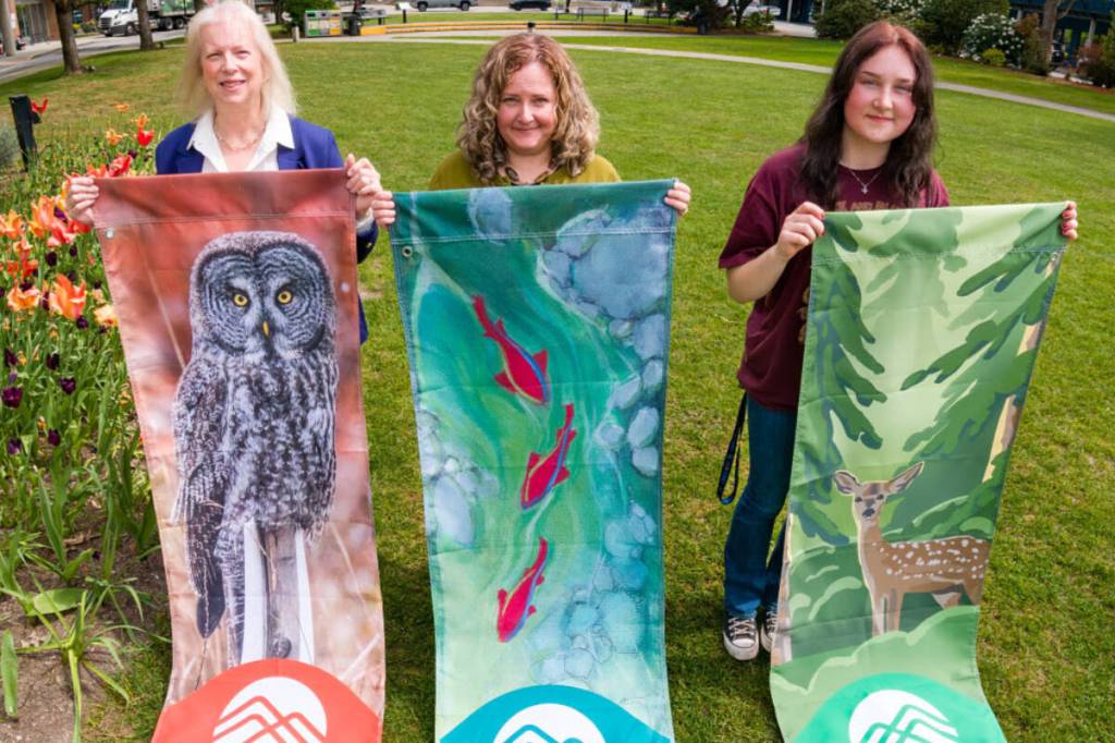 Winning artists have work on street banners across Maple Ridge