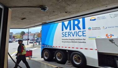 A mobile MRI has been set up at Peace Arch Hospital while the facility&rsquo;s MRI suite undergoes $5 million in upgrades. (Contributed to Peace Arch News)