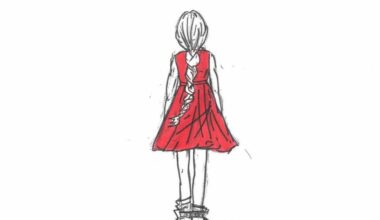 Illustration by École Salish Secondary student Aroyra Bird for Red Dress Day on May 5. (Surrey Schools/Contributed to Peace Arch News)
