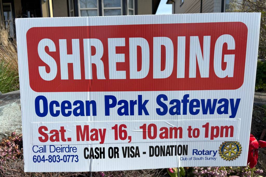 (Contributed to Peace Arch News)
