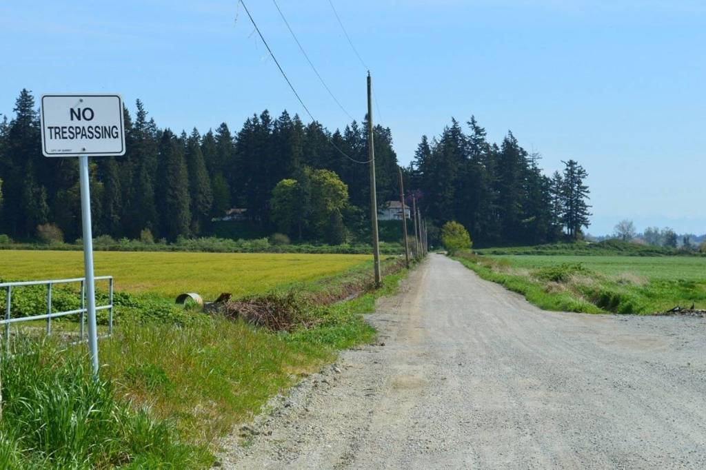 The Mound Farm, located south of Highway 10 in Cloverdale, is on a drumlin with old-growth trees. (Tom Zytaruk/Surrey Now-Leader)