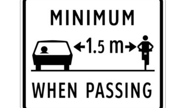 Educational road signs exist that could help make the roads safer for motorists and cyclists alike. (Province of British Columbia)