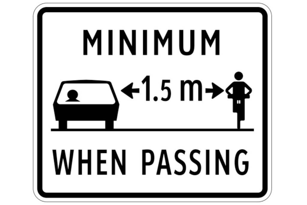 Educational road signs exist that could help make the roads safer for motorists and cyclists alike. (Province of British Columbia)
