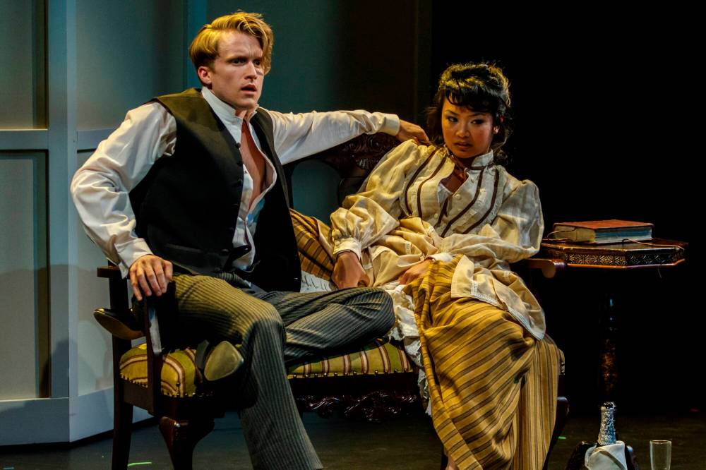 Supplied
Darren Martens (left) and Stephanie Sy star in Dry Cold’s 2016 production of A Little Night Music. The Stephen Sondheim musical was the company’s first show, in 2001.