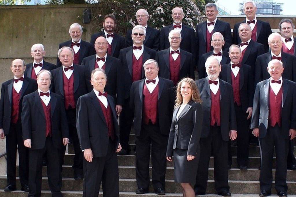 Vancouver Orpheus Male Voice Choir will be performing at South Surrey&rsquo;s Mount Olive Lutheran Church on May 23 in a special concert for the Peace Arch Hospital Auxiliary. (Vancouver Orpheus Male Voice Choir photo)