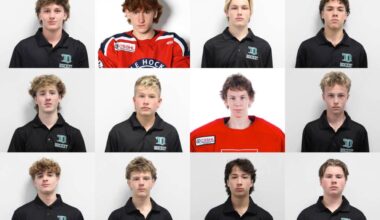 A dozen players with ties to Delta were selected in the 2026 Western Hockey League Prospects Draft, held Wednesday, May 6 and Thursday, May 7: (top row, left to right) Eli Vickers, Delta Hockey Academy; Teagan Dernisky, Yale Hockey Academy; Nathan Roberts, DHA; Mazen Green, DHA; (middle row) Ronan Gow, DHA; Carsten Patrick, DHA; Cohen Wood, St. George&rsquo;s School; Brady Cook, DHA; (bottom row) Brayden Allan, DHA; Jake Dunlop, DHA; Carson Brown, DHA; Jace Zemanek, DHA. (Delta Hockey Academy/Yale Hockey Academy/St. George&rsquo;s School photos)