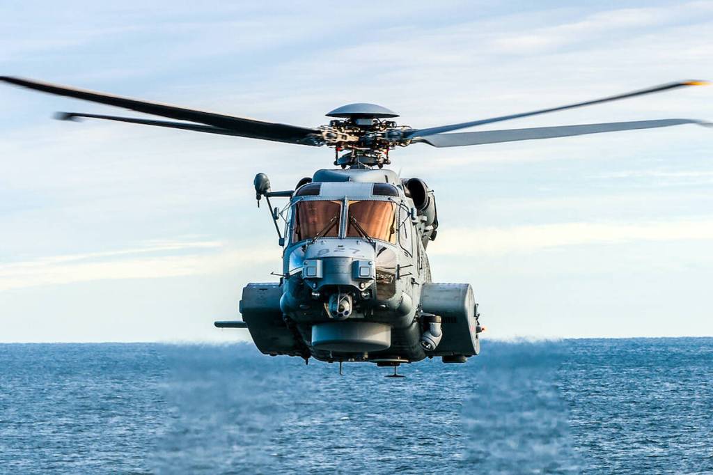 A CH-148 Cyclone helicopter will take part in a flyby over Langford&rsquo;s Starlight Stadium May 9. (Royal Canadian Air Force)