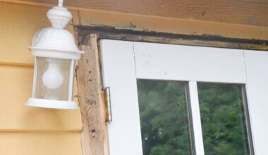 Wood around the back doorway is crumbling. (Matthew Claxton/Langley Advance Times)