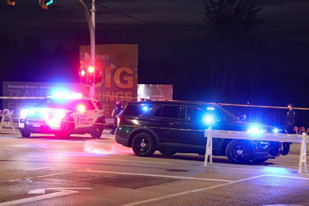 Two men were involved in a shots fired incident outside the in the 7100 block of 152 Street, Surrey on May 10. (1st Due Media/Contributed to Peace Arch News)