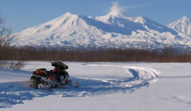 Stock photo of snowmobile. Not Haines Summit. (Pixabay)