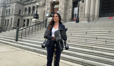 MLA Amelia Boultbee announced her exit from the B.C. Conservative caucus on Oct. 20, 2025. Despite her exit, her party membership remained active, at least until her vote to send a Freedom of Information bill to the committee stage saw it canceled. (Mark Page / Black Press)