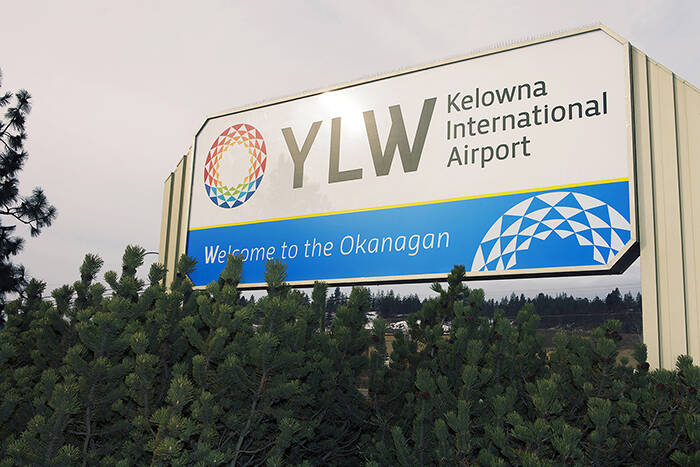Kelowna International Airport is the second busiest airport in B.C. (File Photo)