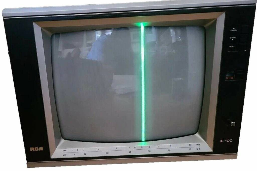 A 13-inch TV from the mid-1980s. (Facebook photo)